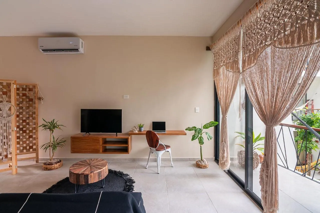 Beautiful Loft With Speed Wifi And Near From Beach Apartment Tulum Mexico